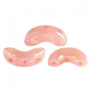 Les perles par Puca® Arcos Perlen Rose opal splash 71020/94401